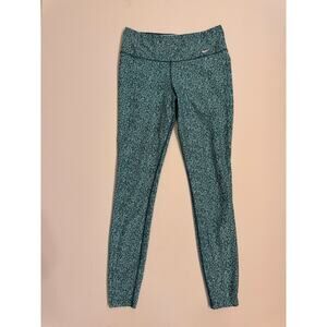 Nike Women's Dri-Fit Printed Training Leggings Blue Size M Full Length